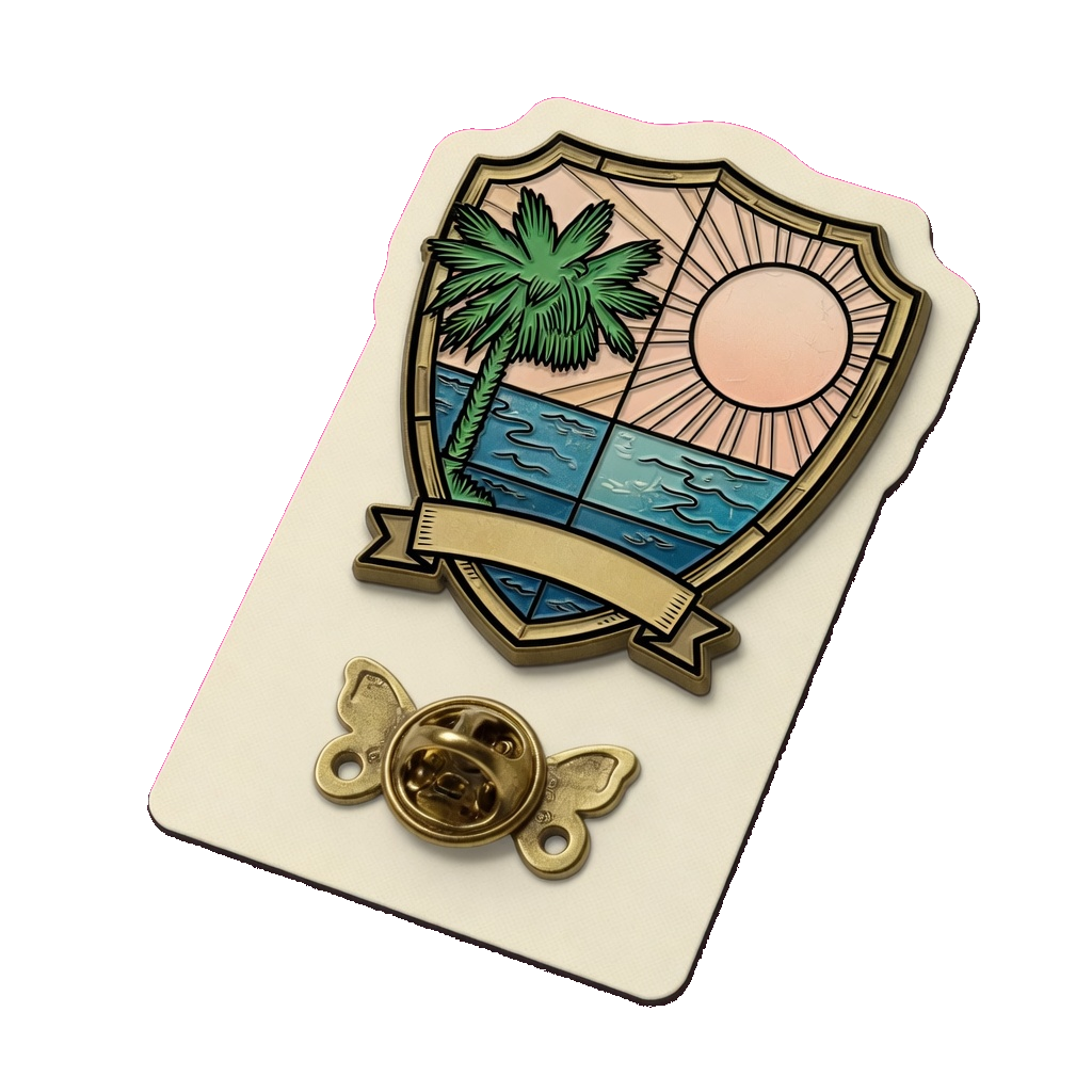 Florida flag enamel pin